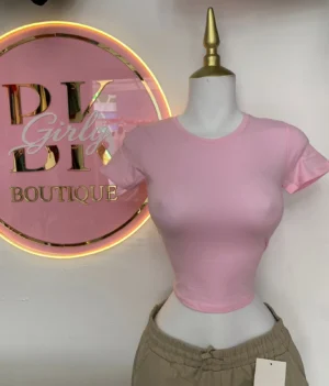 playera basica active basic girly bk playera basica algodon rosa